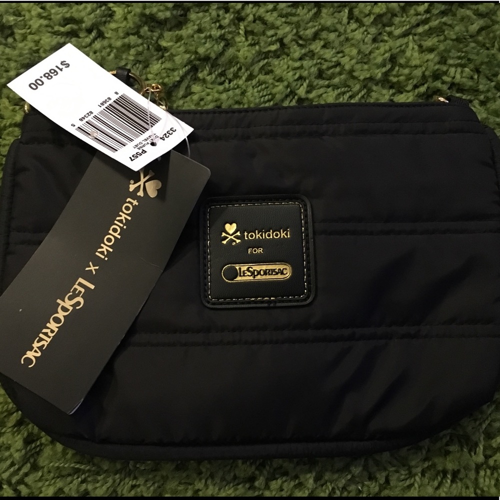 NWT Tokidoki Lesportsac black makeup kit